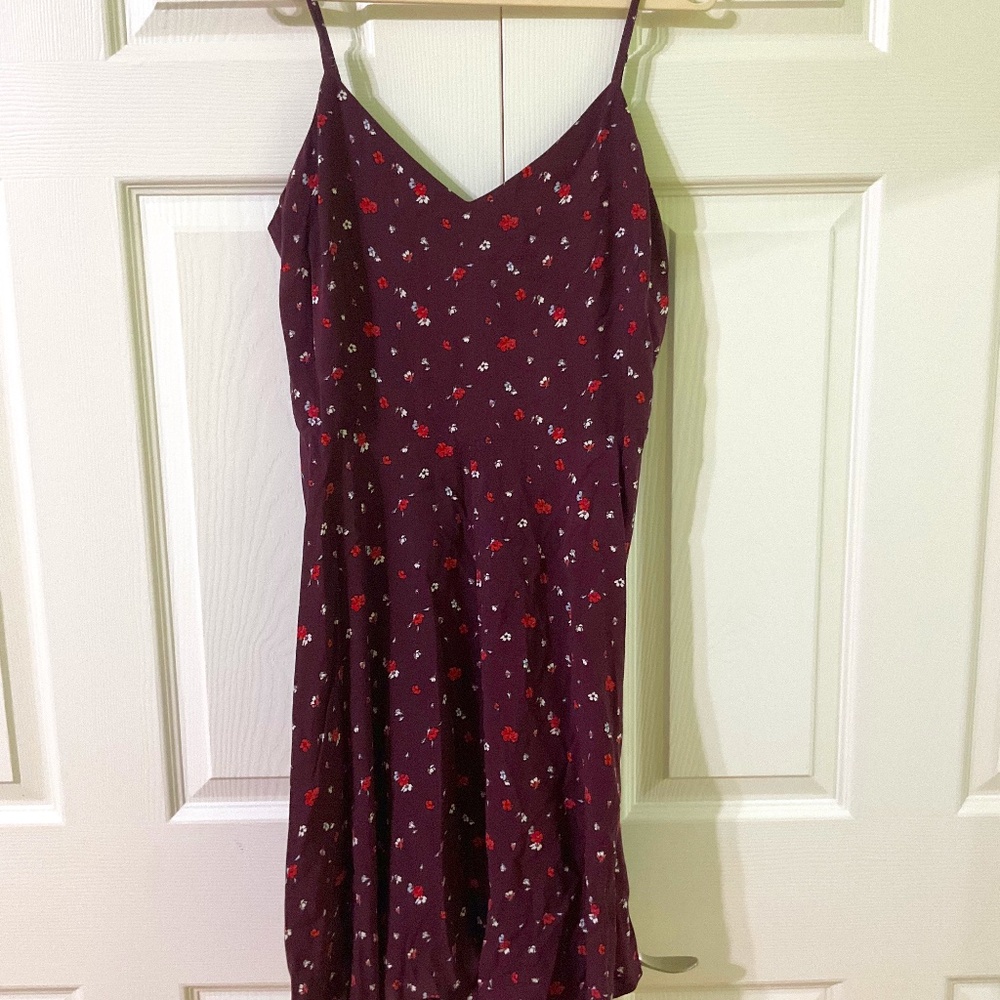 Gap Women’s Mini Dress in Purple Floral - Size M Sleeveless strappy